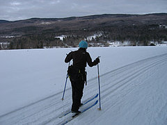Cross-Country Skiing Tip: Stay in the Tracks