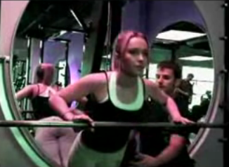 Hayden Panettiere Video at the Gym