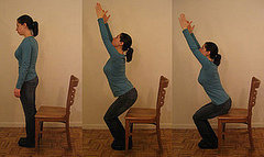 Chair Squat Exercise