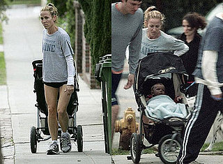 Sheryl Crow Running With Stroller