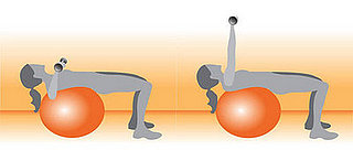 Chest Press on Exercise Ball