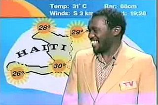 Haitian Weather Man Brings 9 Seconds of Joy