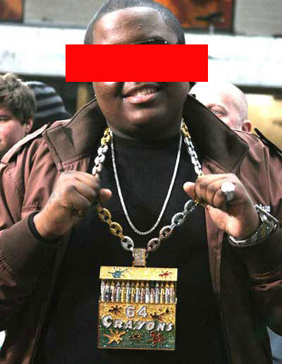 Who Wore A Box of Crayons Around His Neck? Who Wore A Box of Crayons Around His Neck?