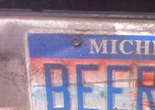 Beer Run License Plate Beer Run License Plate