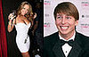 Jack McBrayer Touches Mariah Carey's Body