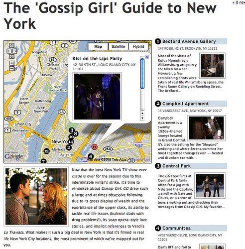 Geek Tip: Gridskipper's Gossip Girl Guide to New York