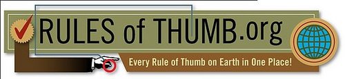 Website of the Day: Rules of Thumb