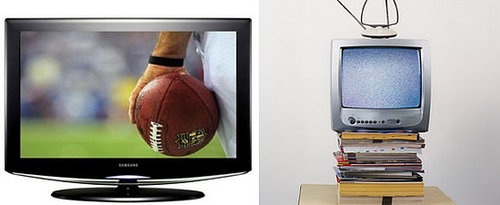 Do You Care If You Watch the Super Bowl on a HDTV? 