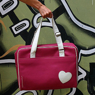 Pink Hearts Laptop Bag by SupremeLoveStory