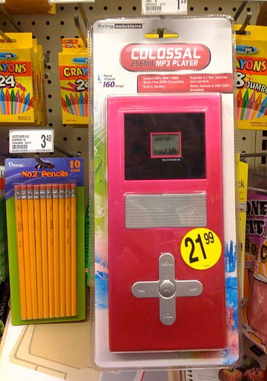 The Giant Walgreens MP3 Player