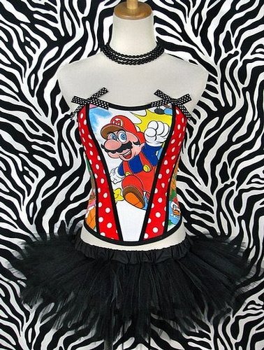 Super Mario Bros. Corset: Totally Geeky or Geek Chic?