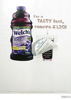 Welch's Introduce an Ad you can taste
