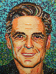 George Clooney's Face Re-created Using 10,000 Jelly Beans