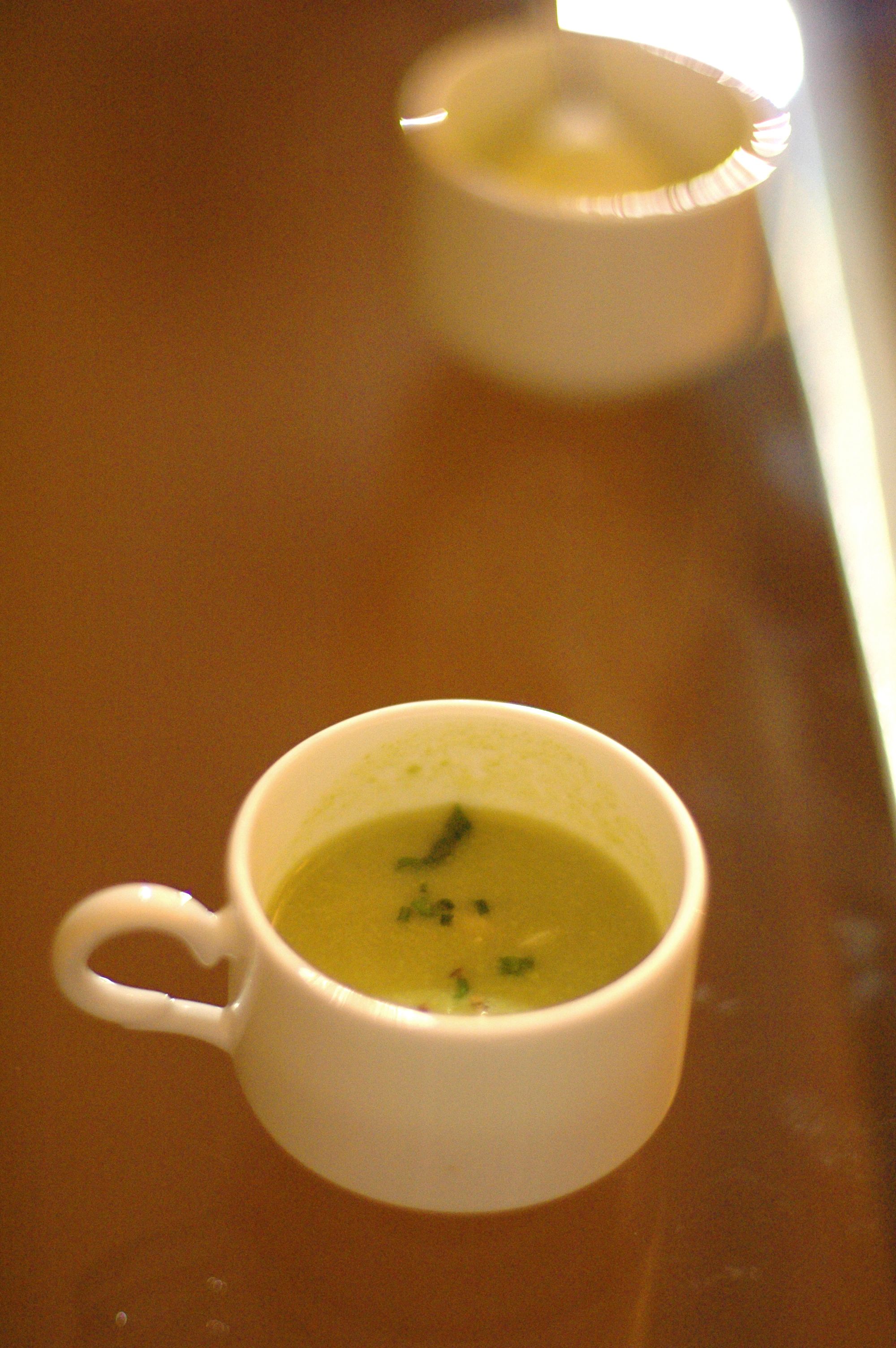 Keiko Takahashi's crab and avocado soup Keiko Takahashi's crab and avocado soup