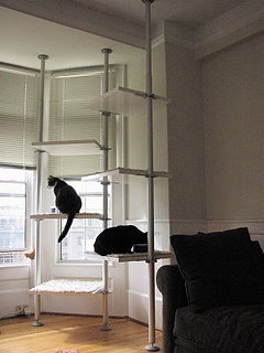 Ikea Closet Makes Great Cat Trees