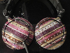 studded headphones