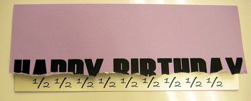 Come Party With Me: My Half Birthday — Invite