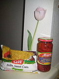 Corn and Roasted Red Pepper Rainbow Soup Corn and Roasted Red Pepper Rainbow Soup