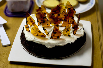 Yummy Link: Mocha Cake with Coffee Bean Brittle