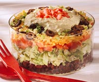 Fast & Easy Dinner: Layered Taco Salad