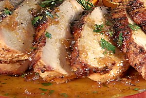 Sunday Dinner: Spice Rubbed Turkey Breast With Orange Sauce