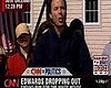 Headline: John Edwards Announces End to Campaign