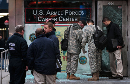 Explosion at a New York City Recruitment Center