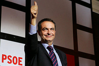 Zapatero Wins Another Term in Spain