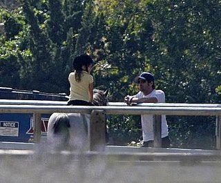 Patrick Dempsey and Daughter Tallulah Horsin' Around
