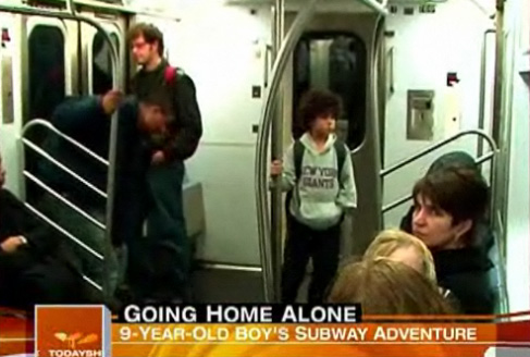 Kid Rides the NYC Subway Alone