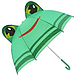 Western Chief Kids Frog Umbrella