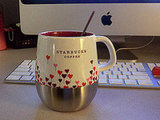 Aaron got me a heart mug from Starbucks
