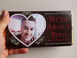I designed some photo candy bar wrappers for Valentine's Day