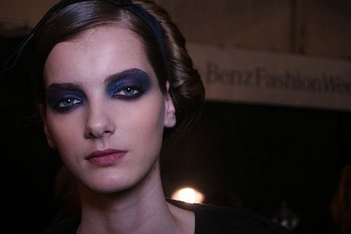Backstage at Monique Lhuillier Backstage at Monique Lhuillier