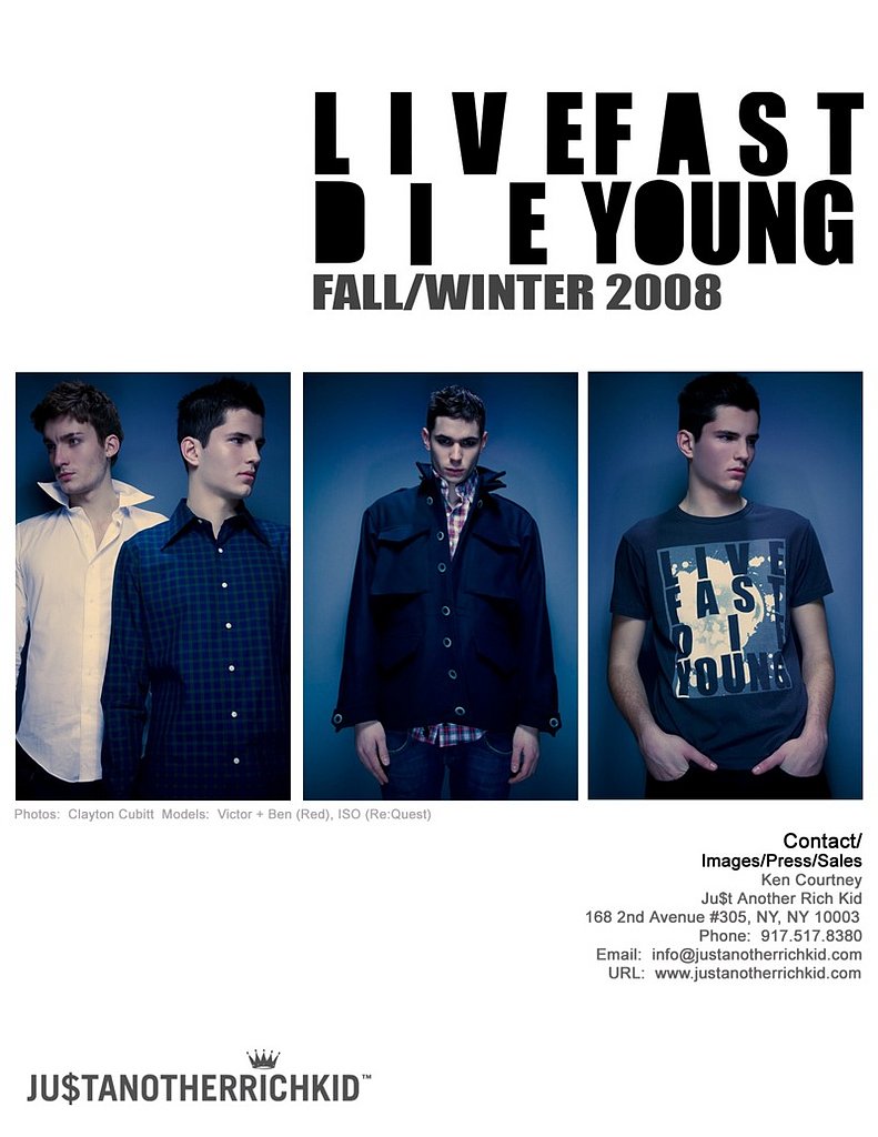 Just Another Rich Kid Fall 2008 Look Book Just Another Rich Kid Fall 2008 Look Book