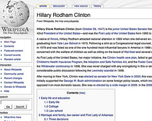Citation Needed! Wikipedia Police Protect Clinton and Obama