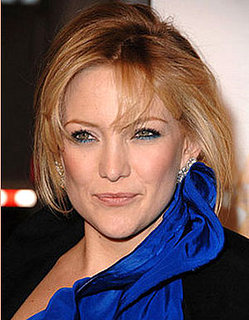 Kate Hudson wears metallic blue eyeliner at the Los Angeles Premiere for Fool's Gold.