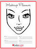 Free makeup planner chart