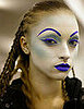 Electric Makeup at the 2008 Fall Gareth Pugh Fashion Show