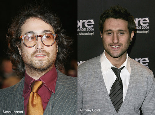 Celebrity Lookalikes: Sean Lennon and Anthony Costa?