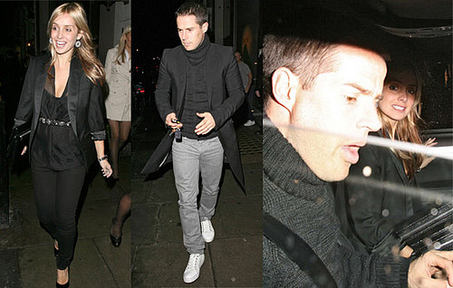 Jamie Redknapp Picks Up Wife Louise From Nobu In London