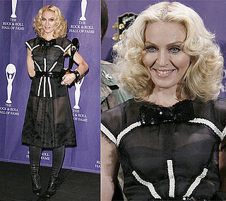 Madonna at the Rock And Roll Hall of Fame Ceremony