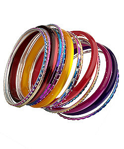 Blu Neon Bangle Set , Max and Chloe