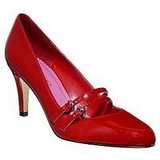 Isaac Mizrahi Red Chris Mary Jane Pump 