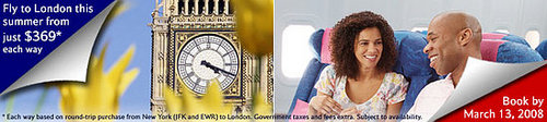 Summer Savings to London!