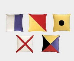 Steal of the Day: Maritime Signal Pillow Covers Steal of the Day: Maritime Signal Pillow Covers