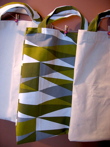How To: Make Fabric Shopping Bags