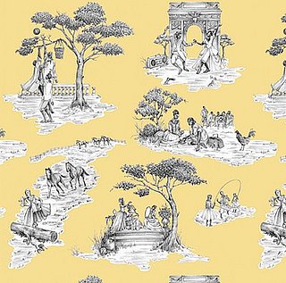 Guess Who Designed This Toile Wallpaper?