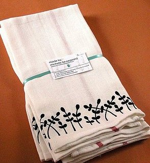 Etsy Find: Set of Four Screenprinted Dishcloths