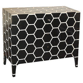 Crave Worthy: Black and White Lacquered Bone Chest